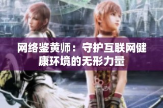 网络鉴黄师：守护互联网健康环境的无形力量