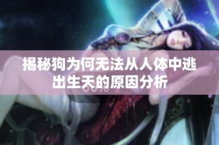 揭秘狗为何无法从人体中逃出生天的原因分析