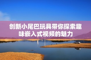 创新小尾巴玩具带你探索趣味嵌入式视频的魅力