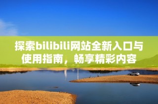 探索bilibili网站全新入口与使用指南，畅享精彩内容