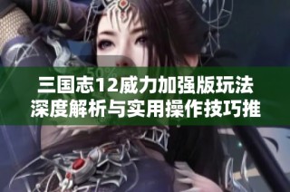 三国志12威力加强版玩法深度解析与实用操作技巧推荐