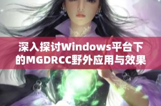 深入探讨Windows平台下的MGDRCC野外应用与效果