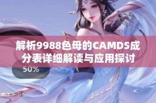 解析9988色母的CAMDS成分表详细解读与应用探讨