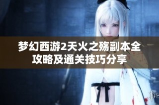 梦幻西游2天火之殇副本全攻略及通关技巧分享