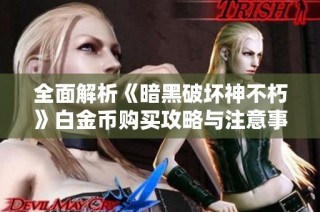 全面解析《暗黑破坏神不朽》白金币购买攻略与注意事项