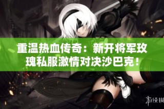 重温热血传奇：新开将军玫瑰私服激情对决沙巴克！