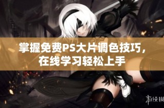 掌握免费PS大片调色技巧，在线学习轻松上手