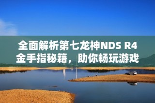 全面解析第七龙神NDS R4金手指秘籍，助你畅玩游戏