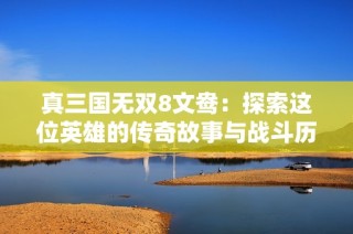 真三国无双8文鸯：探索这位英雄的传奇故事与战斗历程