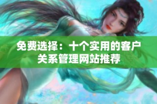 免费选择：十个实用的客户关系管理网站推荐