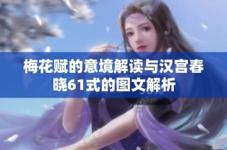 梅花赋的意境解读与汉宫春晓61式的图文解析