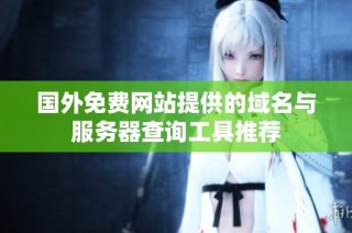 国外免费网站提供的域名与服务器查询工具推荐