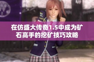 在仿盛大传奇1.5中成为矿石高手的挖矿技巧攻略