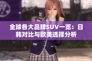 全球各大品牌SUV一览：日韩对比与欧美选择分析