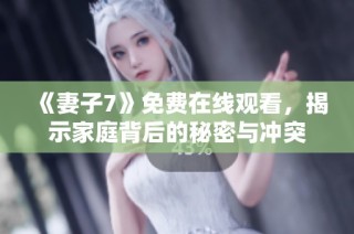 《妻子7》免费在线观看，揭示家庭背后的秘密与冲突