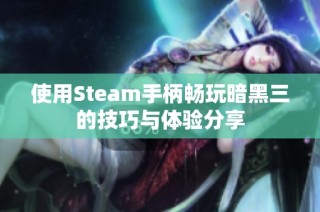 使用Steam手柄畅玩暗黑三的技巧与体验分享