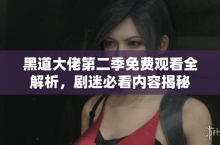 黑道大佬第二季免费观看全解析，剧迷必看内容揭秘