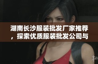 湖南长沙服装批发厂家推荐，探索优质服装批发公司与企业