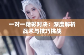 一对一精彩对决：深度解析战术与技巧挑战