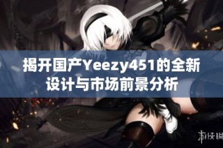 揭开国产Yeezy451的全新设计与市场前景分析