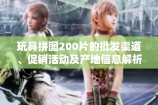 玩具拼图200片的批发渠道、促销活动及产地信息解析