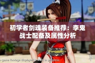 初学者剑魂装备推荐：李鬼战士配备及属性分析