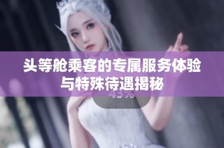 头等舱乘客的专属服务体验与特殊待遇揭秘