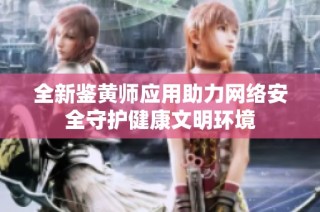 全新鉴黄师应用助力网络安全守护健康文明环境