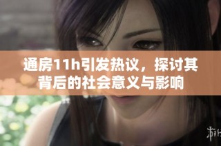 通房11h引发热议，探讨其背后的社会意义与影响