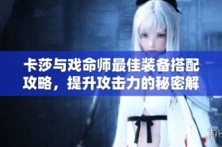 卡莎与戏命师最佳装备搭配攻略，提升攻击力的秘密解析