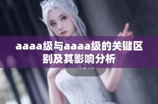 aaaa级与aaaa级的关键区别及其影响分析