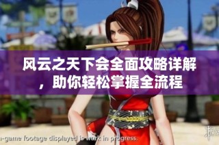 风云之天下会全面攻略详解，助你轻松掌握全流程