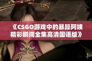 《CSGO游戏中的暴躁阿姨精彩瞬间全集高清国语版》