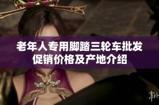 老年人专用脚踏三轮车批发促销价格及产地介绍