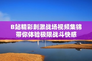 B站精彩刺激战场视频集锦带你体验极限战斗快感