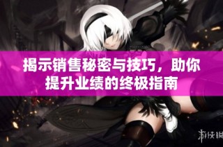 揭示销售秘密与技巧，助你提升业绩的终极指南