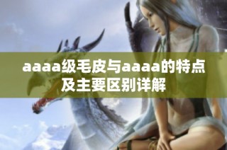 aaaa级毛皮与aaaa的特点及主要区别详解