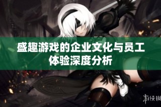 盛趣游戏的企业文化与员工体验深度分析