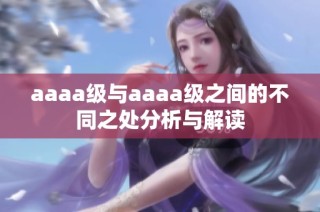 aaaa级与aaaa级之间的不同之处分析与解读