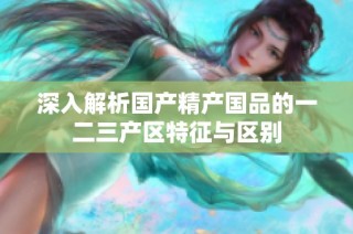 深入解析国产精产国品的一二三产区特征与区别