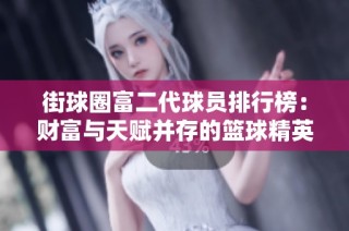 街球圈富二代球员排行榜：财富与天赋并存的篮球精英