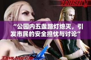 “公园内五盏路灯熄灭，引发市民的安全担忧与讨论”