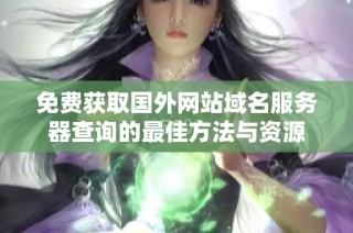 免费获取国外网站域名服务器查询的最佳方法与资源