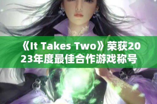 《It Takes Two》荣获2023年度最佳合作游戏称号