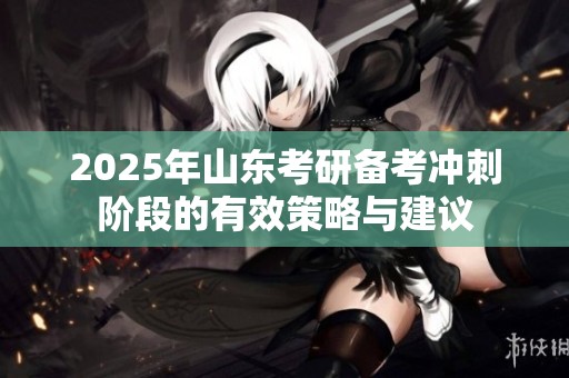 2025年山东考研备考冲刺阶段的有效策略与建议