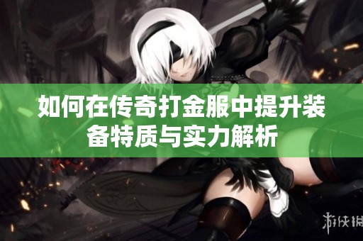 如何在传奇打金服中提升装备特质与实力解析