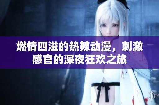 燃情四溢的热辣动漫，刺激感官的深夜狂欢之旅