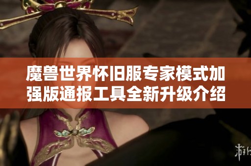 魔兽世界怀旧服专家模式加强版通报工具全新升级介绍