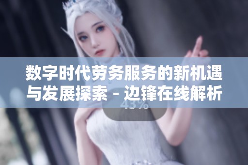 数字时代劳务服务的新机遇与发展探索 - 边锋在线解析