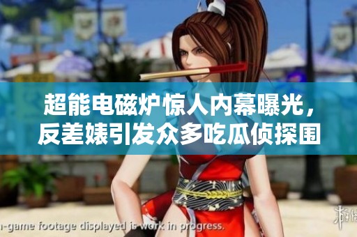 超能电磁炉惊人内幕曝光，反差婊引发众多吃瓜侦探围观